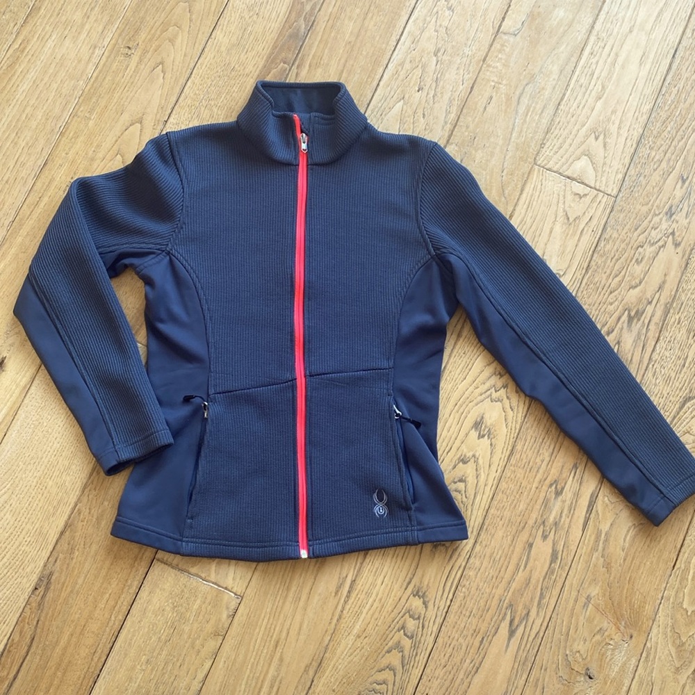 Like New Spyder zip sweater cardigan jacket.  Size M.